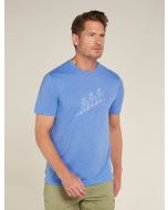 Icebreaker Merino 150 Tech Lite T-Shirt Natural Ski Tour Herren baja