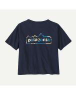 Patagonia Unity Fitz Easy Cut Responsibili Tee Damen navy