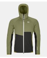 Ortovox Fleece Rib Hoody Herren herbs
