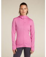 Icebreaker 260 Quantum Zip Hoodie Damen pop
