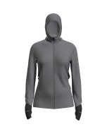 Icebreaker Descender Zip-Hoody Damen grey