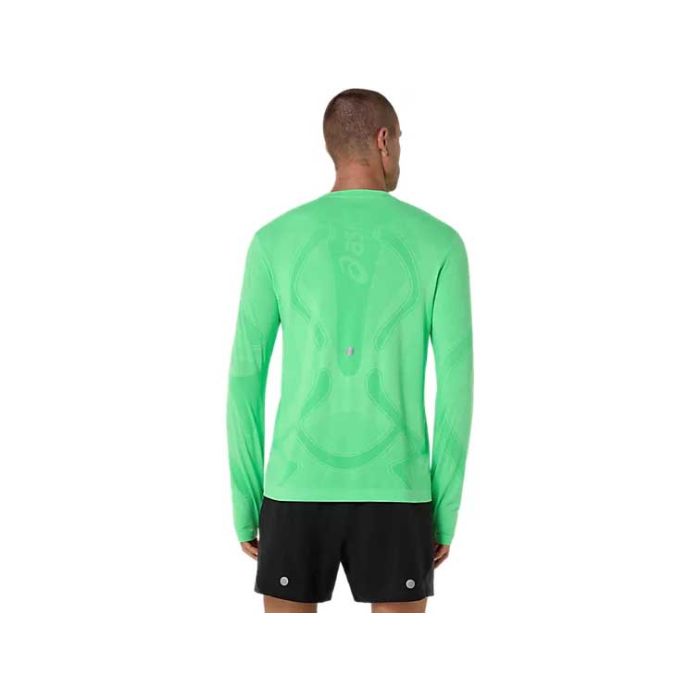 Asics Road Seamless LS Top Herren vital green / illuminate green