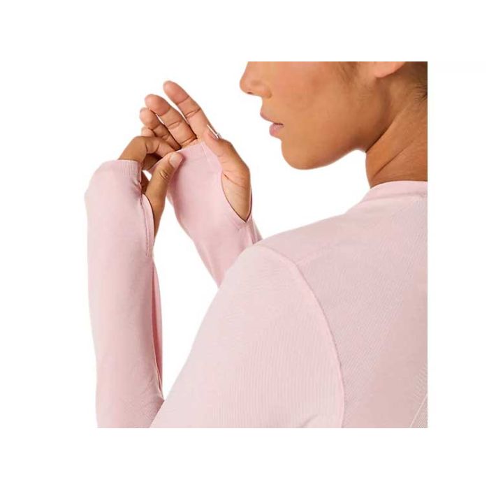Asics Road Seamless Top Damen morganite / dusty red