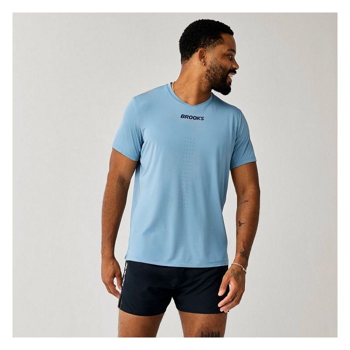 Brooks Dash Cooling SS Herren blue haze