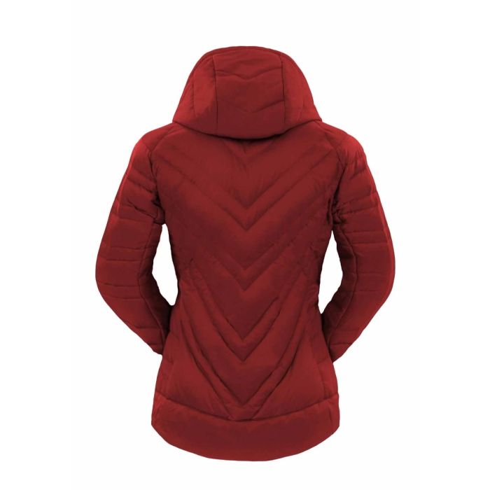 Grüezi Bag Lightful DownWool Jacket Damen Isolationsjacke cherry