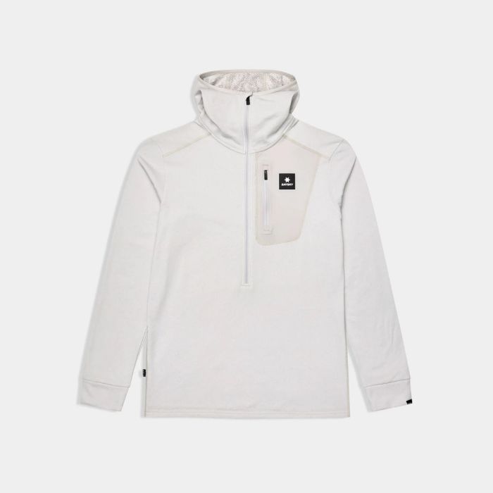 Saysky Combat Half Zip Fleece Hoodie Herren grey