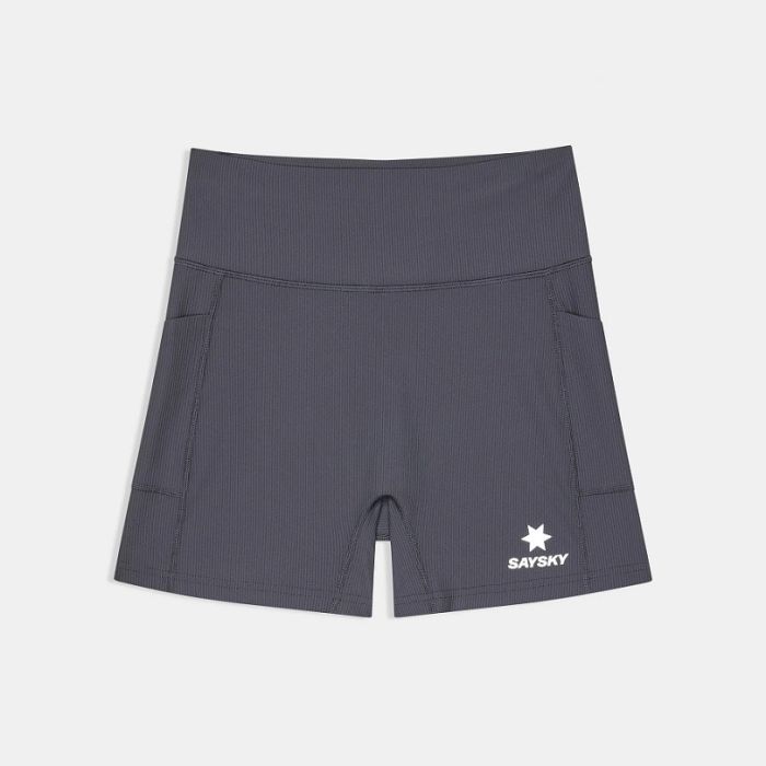 Saysky Combat+ Rib Short Tights 4zoll Damen grey