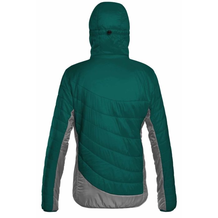 Grüezi Bag Refreshful Silk Jacket Herren Isolationsjacke ocean green/grey