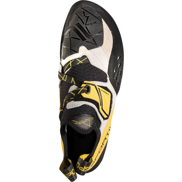 La Sportiva Solution white yellow