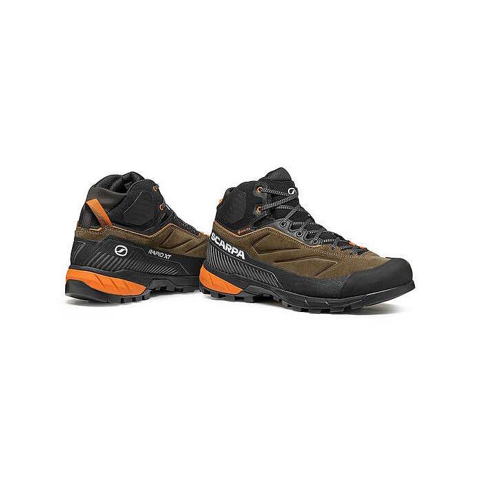 Scarpa Rapid XT Mid GTX Herren caribou-rust orange