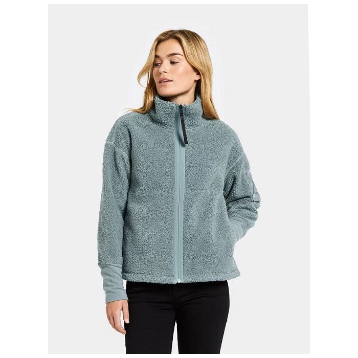 Didriksons Mella Full-Zip Damen factory blue