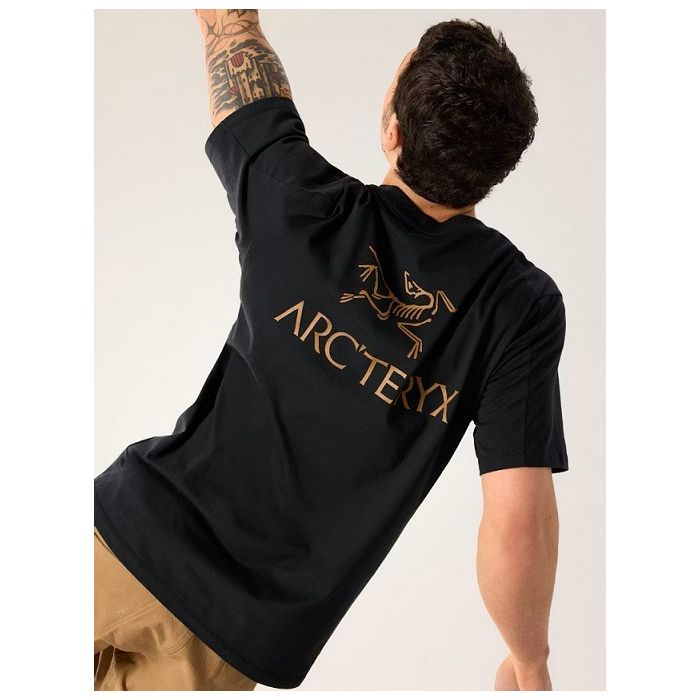 Arcteryx Kragg SL Cotton Bird Word SS Herren black