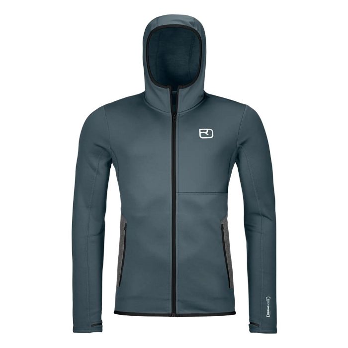Ortovox Fleece Hoody Herren dark arctic grey