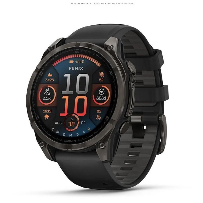 Garmin Fenix 8 Amoled 47mm sapphire black