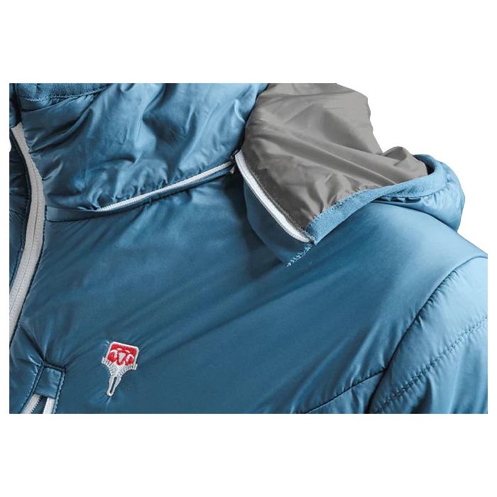 Grüezi Bag Refreshful Silk Jacket Herren Isolationsjacke saphirblue/pineapple