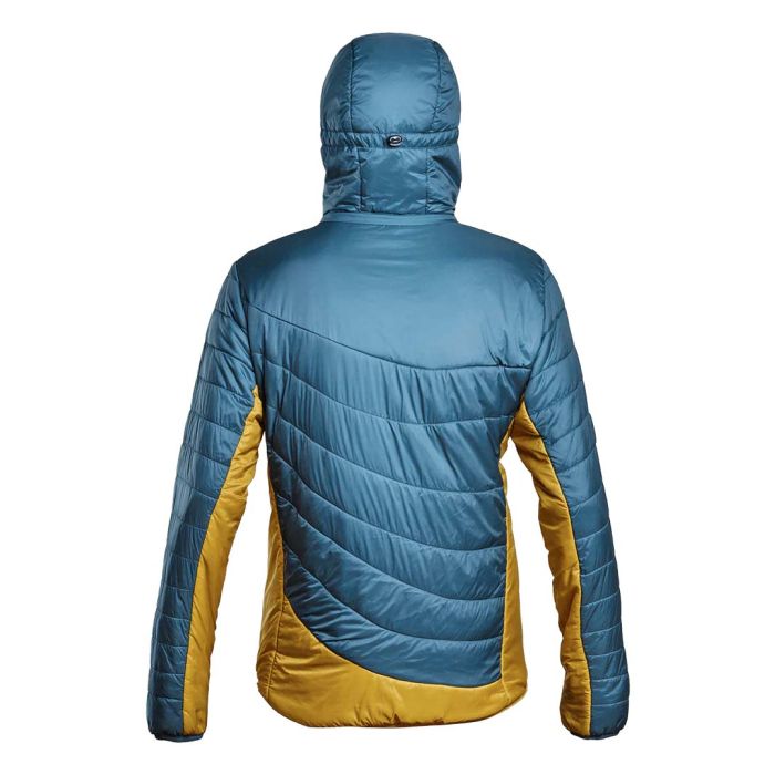 Grüezi Bag Refreshful Silk Jacket Herren Isolationsjacke saphirblue/pineapple