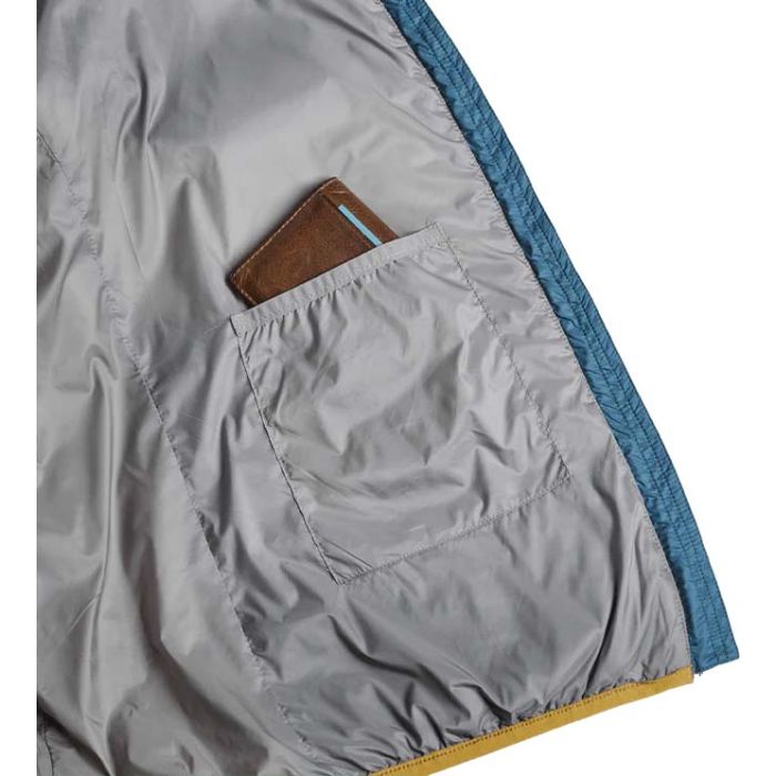 Grüezi Bag Refreshful Silk Jacket Herren Isolationsjacke saphirblue/pineapple