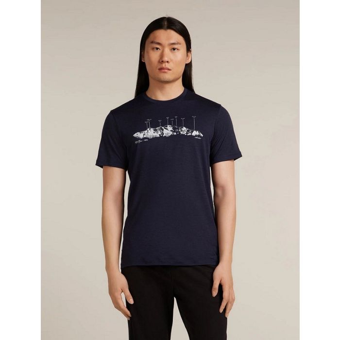 Icebreaker 150 Tech Lite SS Tee Massif Herren navy