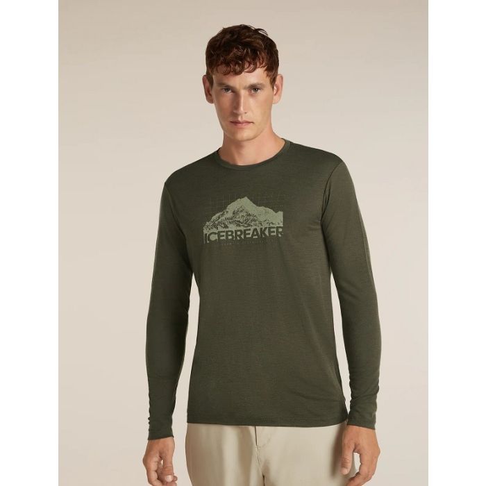 Icebreaker 150 Tech Lite LS Tee Aoraki Explor Herren loden