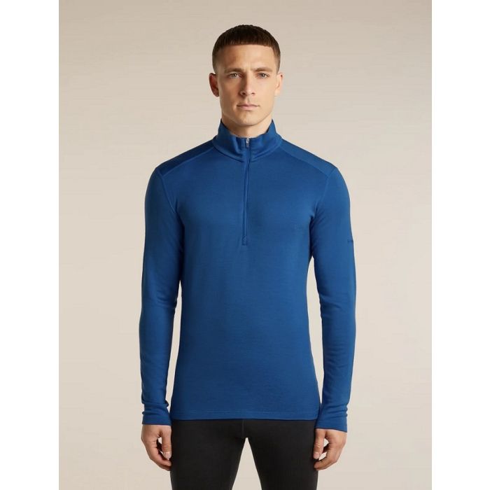 Icebreaker 260 Oasis LS Half Zip Herren lazurite