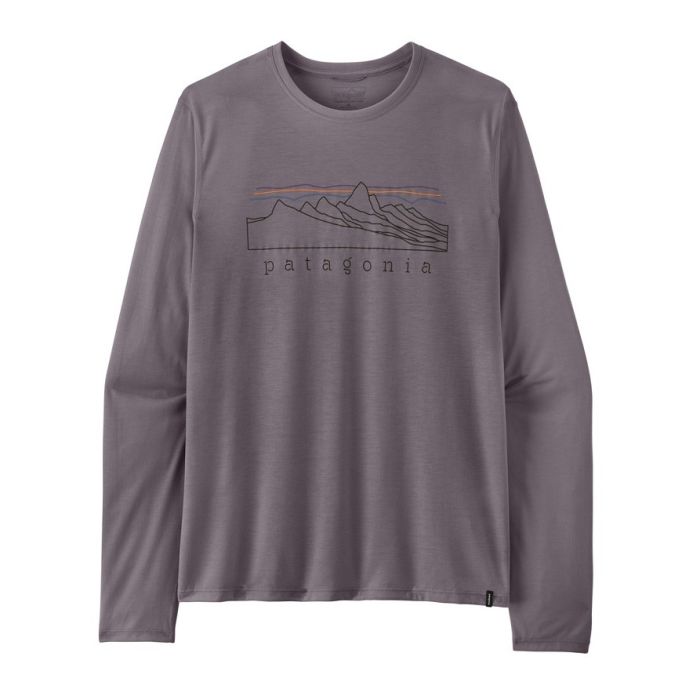Patagonia L/S Cap Cool Trail Shirt Stratapeaks Herren may grey