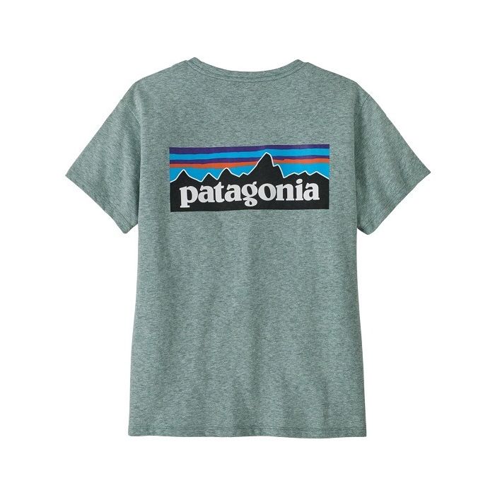 Patagonia P-6 Logo Responsibili-Tee Damen blue sage