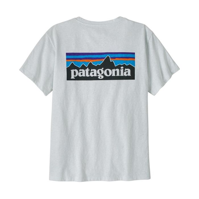 Patagonia P-6 Logo Responsibili-Tee Damen fiber white