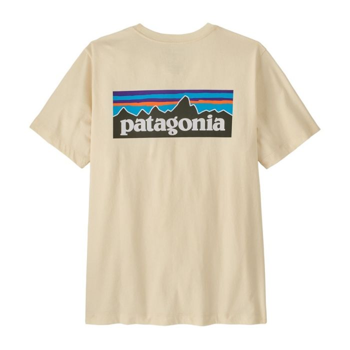 Patagonia P-6 Logo T-Shirt Herren undyed natural