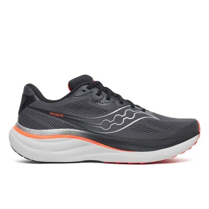 Saucony Ride 19 Herren carbon black