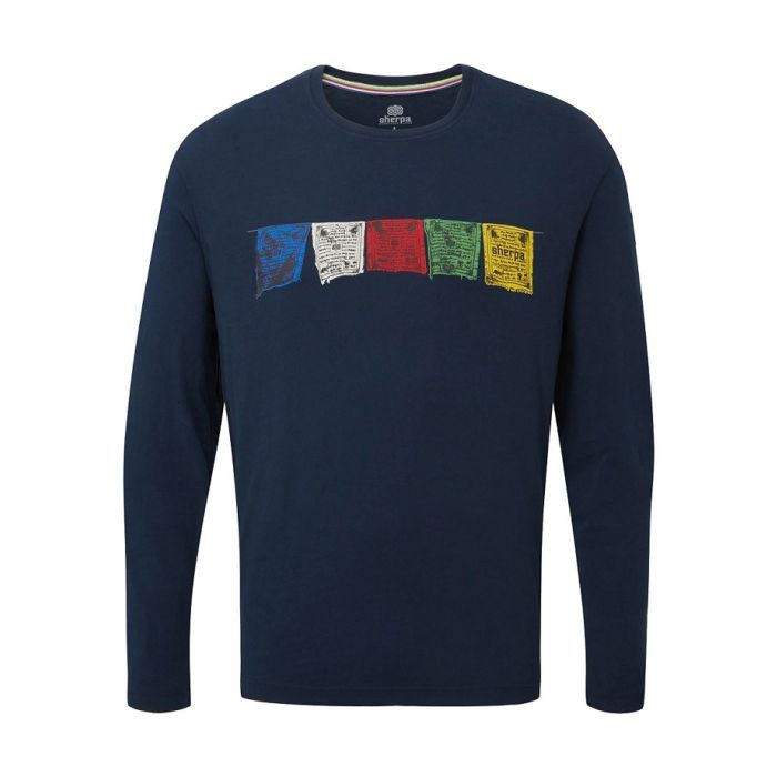 Sherpa Tarcho LS TEE Herren rathee blue