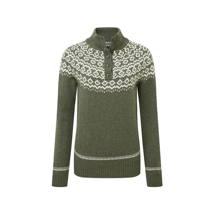 Sherpa Shanta Sweater Damen evergreen