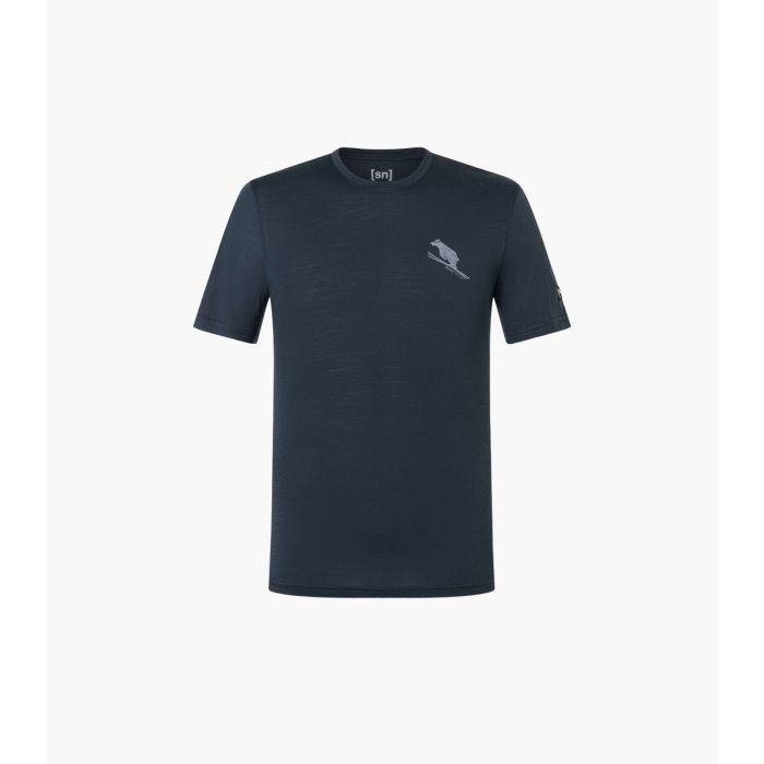 super.natural Little Flear Tee Herren blueberry