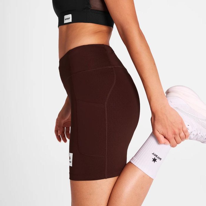 Saysky Combat+ Short Tights 7'' Damen rotbraun