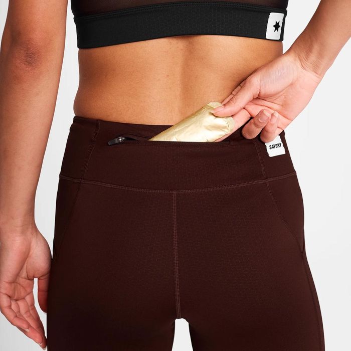 Saysky Combat+ Short Tights 7'' Damen rotbraun