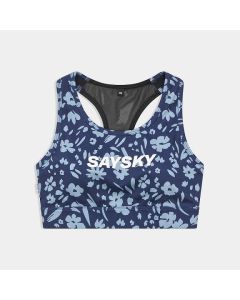 Saysky Flower Combat Sports Bra Damen blue flower