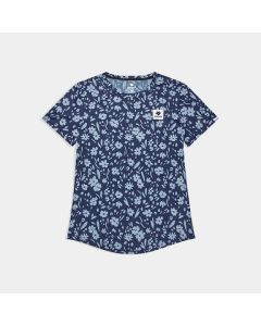Saysky Flower Combat T-Shirt Damen blue flower