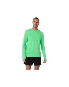 Asics Road Seamless LS Top Herren vital green / illuminate green