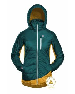 Grüezi Bag Refreshful SilkWool Jacket Damen ocean green/peenapple
