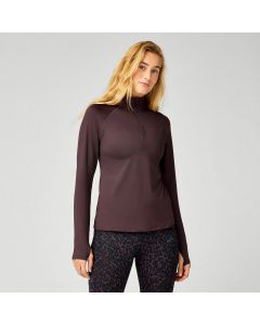Brooks Dash 1/2 Zip 3.0 Damen cocoa