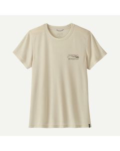 Patagonia Cap Cool Trail Shirt - Stratapeaks Damen dyno white