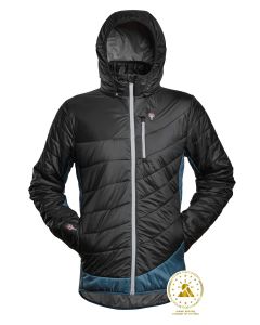 Gr&uuml;ezi Bag Refreshful Silk Jacket Herren Isolationsjacke black saphir blue