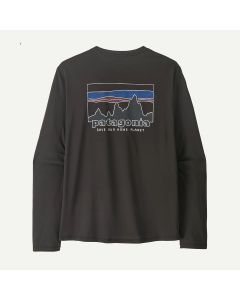 Patagonia L/S Cap Cool Daily Shirt - 73 Skyline Herren black