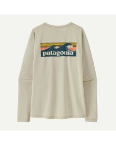 Patagonia L/S Capilene Cool Daily Shirt - Boardshort Damen dyno white