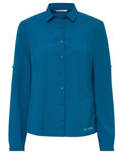 Vaude Rosemoor LS Shirt IV Damen shore blue