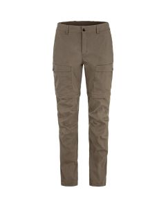 Fjällräven Abisko Hybrid Trail Trousers Zip-off Damen brown