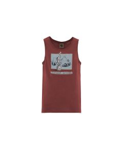 E9 e1Caffe Tank Herren paprika