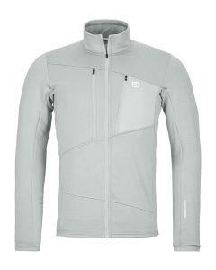 Ortovox Fleece Grid Jacket Herren grey ice