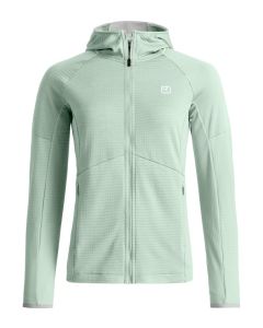 Ortovox Fleece Light Grid Hoody Damen green