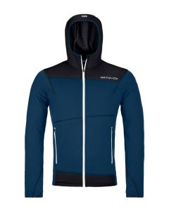 Ortovox Fleece Light Hoody Herren ocean