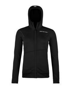 Ortovox Fleece Light Hoody Damen black raven
